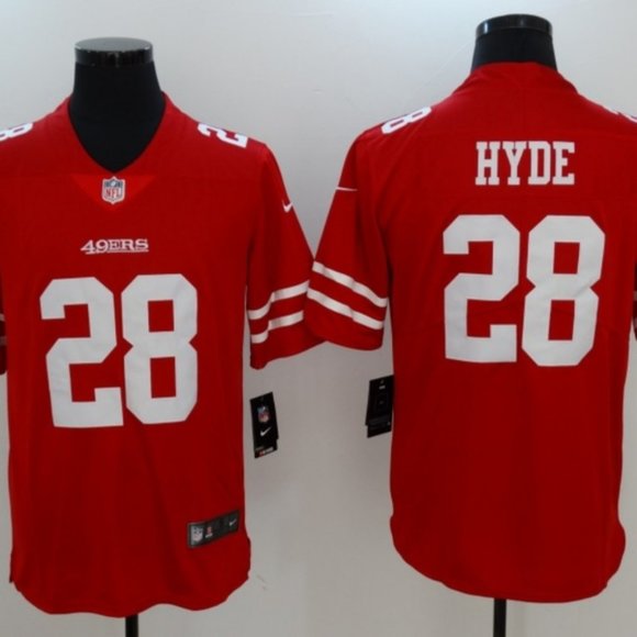 carlos hyde 49ers jersey